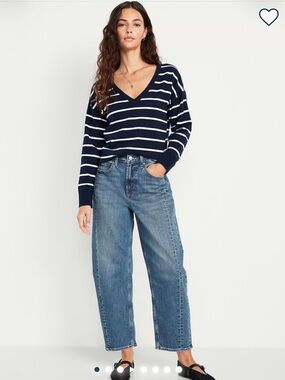 Old Navy Barrel Jeans | 6